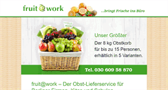 Desktop Screenshot of fruit-at-work.de